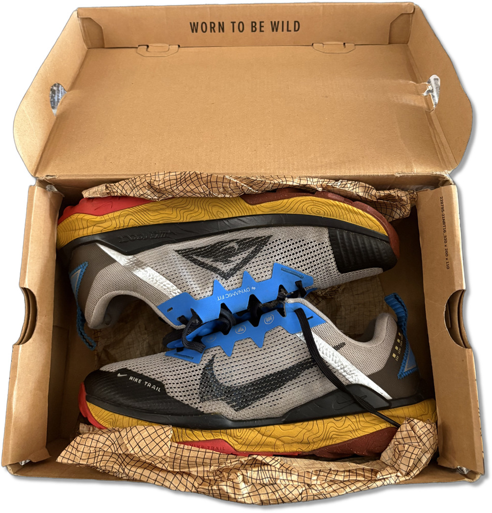 Nike Wildhorse 8 Shoes Men's Size 8 Iron Ore Trail Running Sneakers DR2686-003